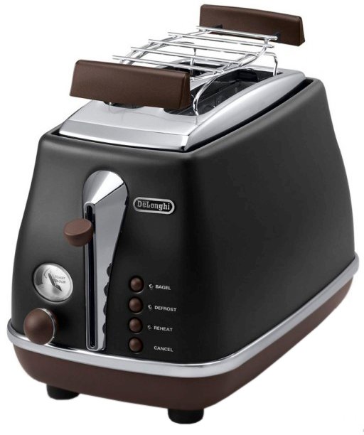 Тостер DeLonghi CTOV 2103 BK Icona Vintage